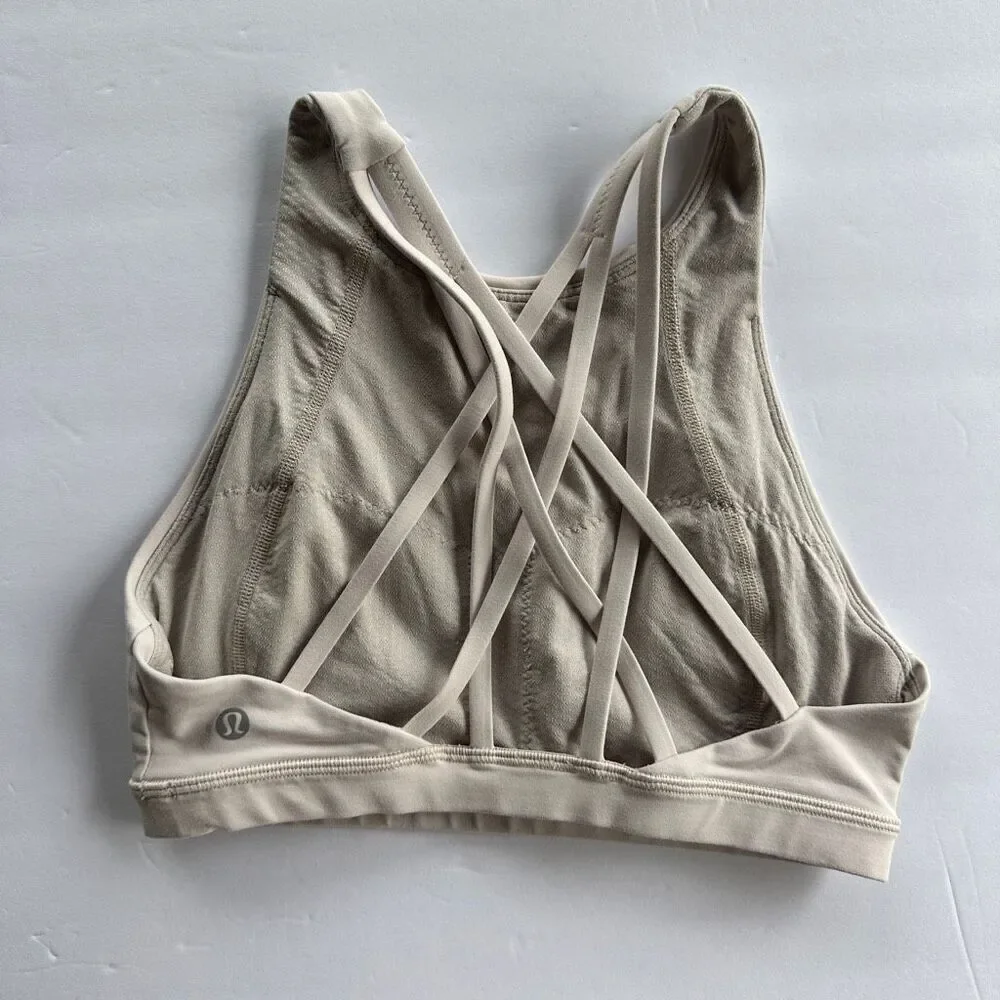 Lululemon Free to Be Serene Bra High Neck Sz 4